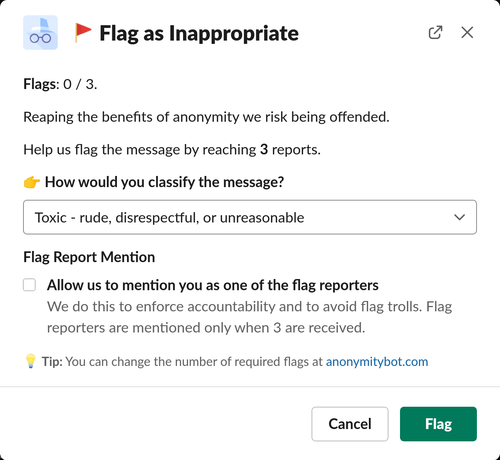 Flag as Inappropriate View